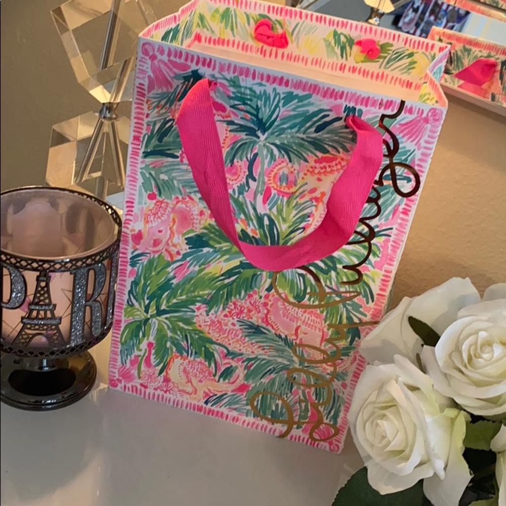 💖Lilly Pulitzer gift/shopping bag! Awesome print